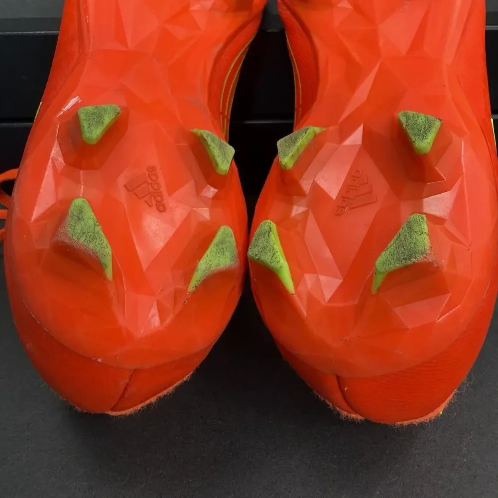 Adidas Predator Soccer Cleats Orange Mens Size 6.5